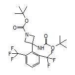 3-[2,6-双(三氟甲基)苯基]-N,1-二-Boc-3-氨基氮杂环丁烷