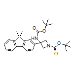 N,1-二-Boc-3-氨基-3-(9,9-二甲基-9H-芴-2-基)氮杂环丁烷