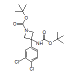 N,1-二-Boc-3-氨基-3-(3,4-二氯苯基)氮杂环丁烷