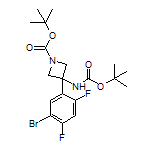 3-(5-溴-2,4-二氟苯基)-N,1-二-Boc-3-氨基氮杂环丁烷