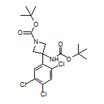 N,1-二-Boc-3-氨基-3-(2,4,5-三氯苯基)氮杂环丁基