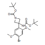 3-(4-溴-2,5-二甲氧基苯基)-N,1-二-Boc-3-氨基氮杂环丁烷