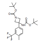 N,1-二-Boc-3-氨基-3-[4-甲基-3-(三氟甲基)苯基]氮杂环丁烷