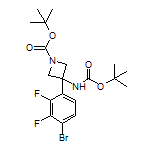 3-(4-溴-2,3-二氟苯基)-N,1-二-Boc-3-氨基氮杂环丁烷
