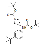 N,1-二-Boc-3-氨基-3-[3-(叔丁基)苯基]氮杂环丁烷