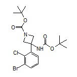 3-(3-溴-2-氯苯基)-N,1-二-Boc-3-氨基氮杂环丁烷