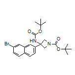 3-(7-溴-2-萘基)-N,1-二-Boc-3-氨基氮杂环丁烷