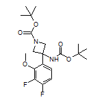N,1-二-Boc-3-氨基-3-(3,4-二氟-2-甲氧基苯基)氮杂环丁烷