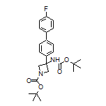 N,1-二-Boc-3-氨基-3-(4’-氟-4-联苯基)氮杂环丁烷