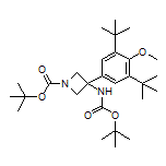 N,1-二-Boc-3-氨基-3-(3,5-二叔丁基-4-甲氧基苯基)氮杂环丁烷
