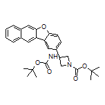 N,1-二-Boc-3-氨基-3-(萘并[2,3-b]苯并呋喃-2-基)氮杂环丁烷