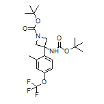 N,1-二-Boc-3-氨基-3-[2-甲基-4-(三氟甲氧基)苯基]氮杂环丁烷