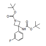 N,1-二-Boc-3-氨基-3-(3-氟苯基)氮杂环丁烷