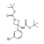 3-(3-溴苯基)-N,1-二-Boc-3-氨基氮杂环丁烷
