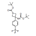 N,1-二-Boc-3-氨基-3-[4-(三氟甲基)苯基]氮杂环丁烷