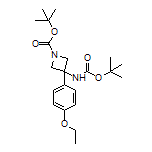 N,1-二-Boc-3-氨基-3-(4-乙氧基苯基)氮杂环丁烷