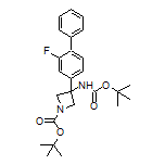 N,1-二-Boc-3-氨基-3-(2-氟-4-联苯基)氮杂环丁烷