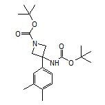 N,1-二-Boc-3-氨基-3-(3,4-二甲基苯基)氮杂环丁烷