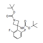 N,1-二-Boc-3-氨基-3-(2,6-二氟苯基)氮杂环丁烷