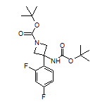 N,1-二-Boc-3-氨基-3-(2,4-二氟苯基)氮杂环丁烷