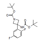 N,1-二-Boc-3-氨基-3-(2,5-二氟苯基)氮杂环丁烷