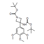 N,1-二-Boc-3-氨基-3-(3,4,5-三甲氧基苯基)氮杂环丁烷