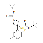 N,1-二-Boc-3-氨基-3-(2-氟-5-甲基苯基)氮杂环丁烷