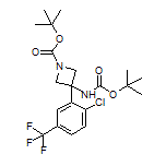 N,1-二-Boc-3-氨基-3-[2-氯-5-(三氟甲基)苯基]氮杂环丁烷