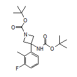 N,1-二-Boc-3-氨基-3-(3-氟-2-甲基苯基)氮杂环丁烷