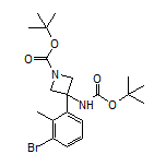 3-(3-溴-2-甲基苯基)-N,1-二-Boc-3-氨基氮杂环丁烷