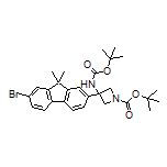 3-[7-溴-9,9-二甲基-9H-芴-2-基]-N,1-二-Boc-3-氨基氮杂环丁烷