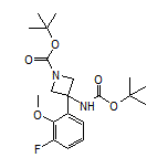 N,1-二-Boc-3-氨基-3-(3-氟-2-甲氧基苯基)氮杂环丁烷