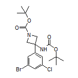 3-(3-溴-5-氯苯基)-N,1-二-Boc-3-氨基氮杂环丁烷