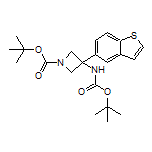3-[苯并[b]噻吩-5-基]-N,1-二-Boc-3-氨基氮杂环丁烷