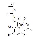 3-(3-溴-2-氯-5-氟苯基)-N,1-二-Boc-3-氨基氮杂环丁烷