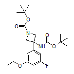 N,1-二-Boc-3-氨基-3-(3-乙氧基-5-氟苯基)氮杂环丁烷