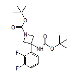 N,1-二-Boc-3-氨基-3-(2,3-二氟苯基)氮杂环丁烷