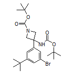 3-[3-溴-5-(叔丁基)苯基]-N,1-二-Boc-3-氨基氮杂环丁烷