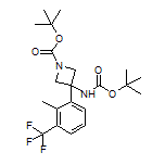 N,1-二-Boc-3-氨基-3-[2-甲基-3-(三氟甲基)苯基]氮杂环丁烷