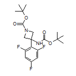 N,1-二-Boc-3-氨基-3-(2,4,6-三氟苯基)氮杂环丁烷