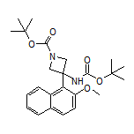 N,1-二-Boc-3-氨基-3-(2-甲氧基-1-萘基)氮杂环丁烷