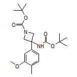 N,1-二-Boc-3-氨基-3-(3-甲氧基-4-甲基苯基)氮杂环丁烷