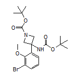 3-(3-溴-2-甲氧基苯基)-N,1-二-Boc-3-氨基氮杂环丁烷