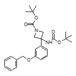 3-[3-(苄氧基)苯基]-N,1-二-Boc-3-氨基氮杂环丁烷