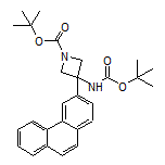 N,1-二-Boc-3-氨基-3-(3-菲基)氮杂环丁烷
