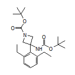 N,1-二-Boc-3-氨基-3-(2,6-二乙基苯基)氮杂环丁基