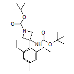 N,1-二-Boc-3-氨基-3-(2,6-二乙基-4-甲基苯基)氮杂环丁烷