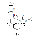 N,1-二-Boc-3-氨基-3-(2,4,6-三叔丁基苯基)氮杂环丁烷