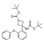 N,1-二-Boc-3-氨基-3-(2-苯氧基苯基)氮杂环丁烷