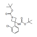 N,1-二-Boc-3-氨基-3-(2-氯苯基)氮杂环丁基